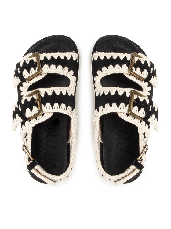 Mou Sandale Mou New # 02-With Buckles SW461003A Negru