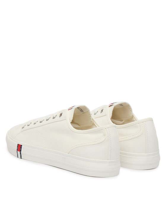 Tommy Jeans Πάνινα παπούτσια Tommy Jeans Archive Vulc Y2K EM0EM01674 Λευκό