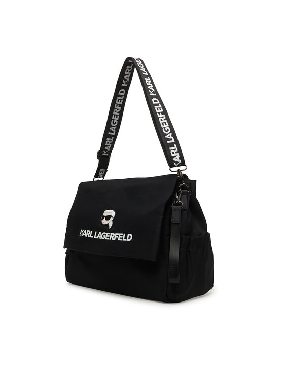 Karl Lagerfeld Kids Taška na kočík Karl Lagerfeld Kids Newborn D2 Z31193 Čierna