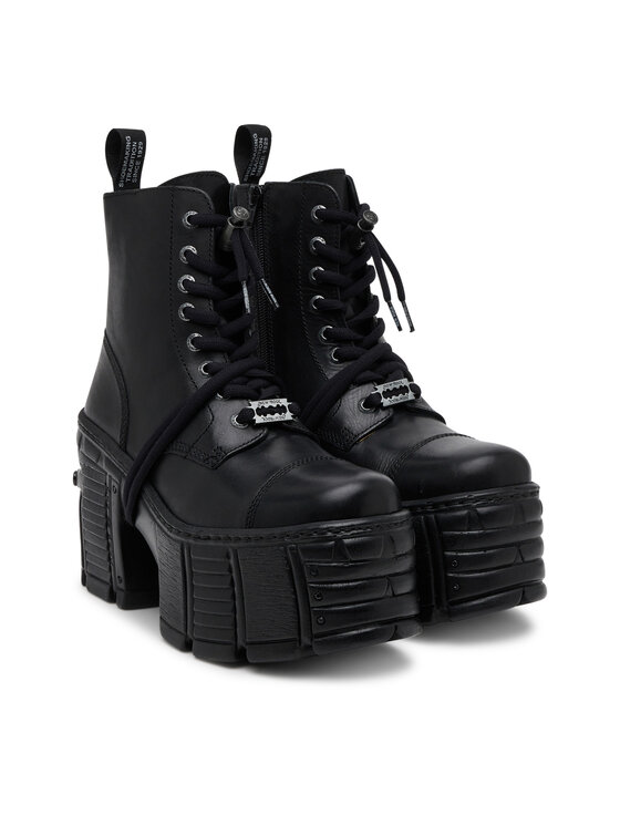 NEW ROCK Черевики NEW ROCK M-TM001-C4 Чорний