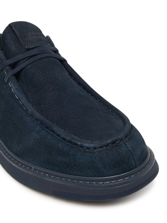 Tommy Hilfiger Κλειστά παπούτσια Tommy Hilfiger Comfort Nubuck Moc Toe Shoe FM0FM05975 Σκούρο μπλε