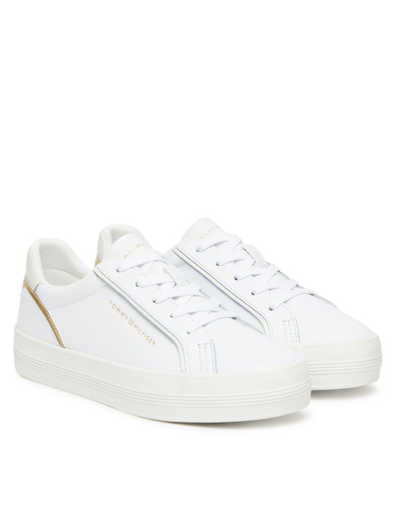 Tommy Hilfiger Сникърси Tommy Hilfiger Essential Vulc Sneaker FW0FW08757 Бял