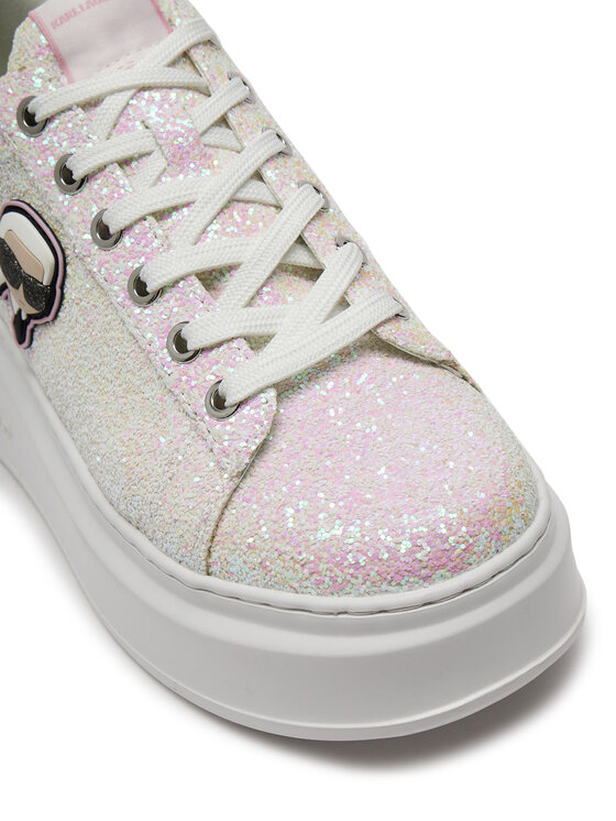 KARL LAGERFELD Sneakersy KARL LAGERFELD KL63531N Strieborná