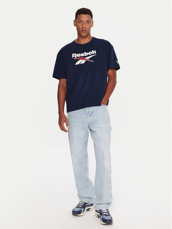 Reebok Reebok Футболка RK25153CCM Cиній Regular Fit