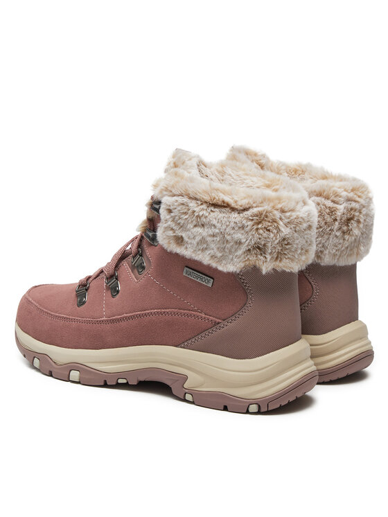 Skechers Šnurovacia obuv Skechers Snow Worries 167882/MVE Ružová