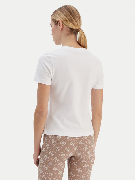 Guess Guess Футболка V6RI02 J1314 Білий Regular Fit
