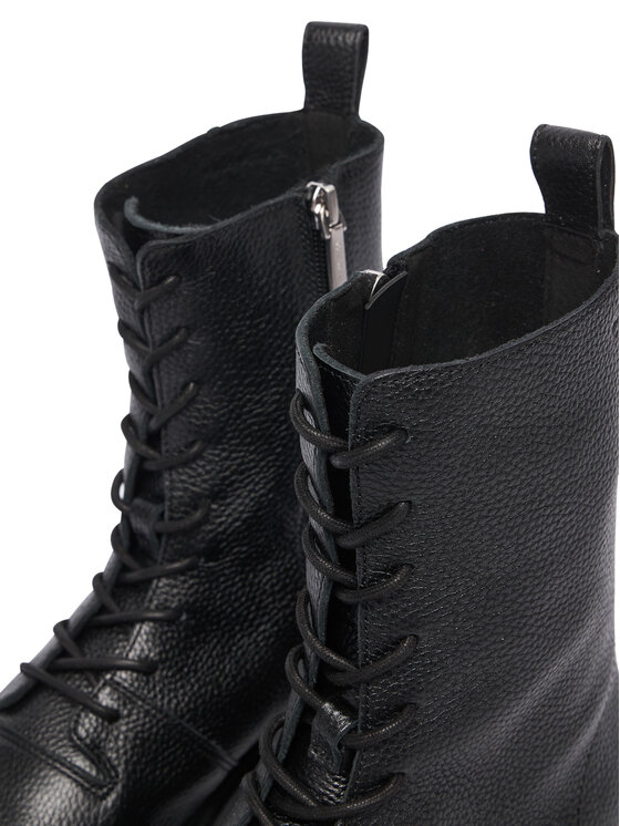 Calvin Klein Ghete Calvin Klein Conc Welt Lace Up Boot Lth HW0HW03209 Negru