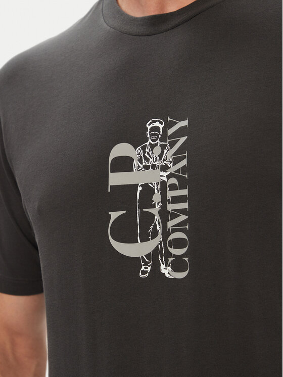 C.P. Company C.P. Company Camiseta 21CMTS134A005100W Gris oscuro Regular Fit
