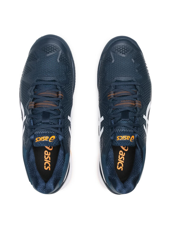 Asics Scarpe da tennis Asics Gel-Resolution 8 1041A076 Blu scuro