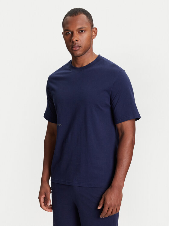 United Colors Of Benetton United Colors Of Benetton Футболка 30964M01W Cиній Regular Fit