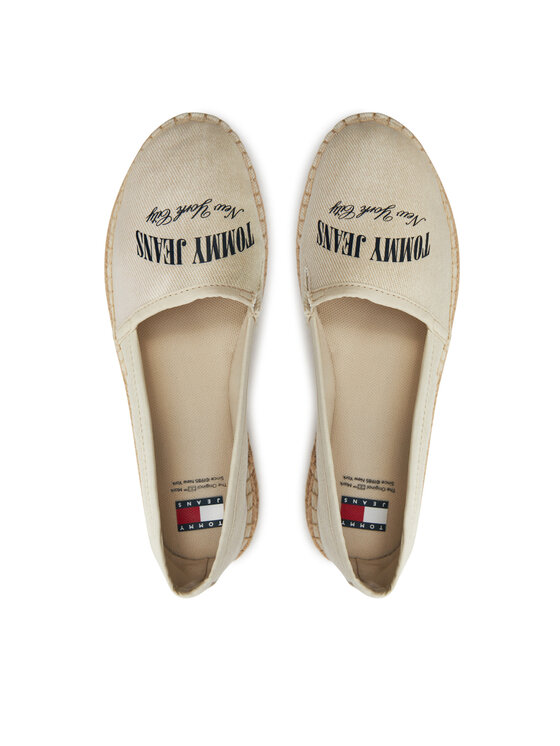 Tommy Jeans Espadrile Tommy Jeans Tjw Varsity Espadrille EN0EN02470 Bej