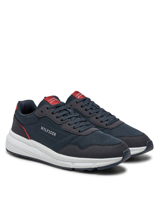 Tommy Hilfiger Сникърси Tommy Hilfiger Faston Mix Ess FM0FM05141 Тъмносин