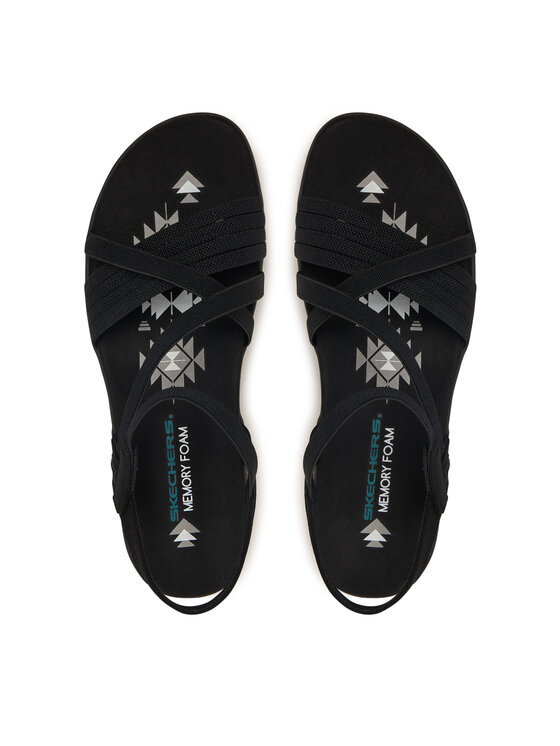 Skechers Босоніжки Skechers Reggae Slim-Summer Heat 163116/BBK Чорний