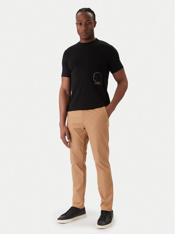 KARL LAGERFELD KARL LAGERFELD Camiseta 755035 561235 Negro Regular Fit