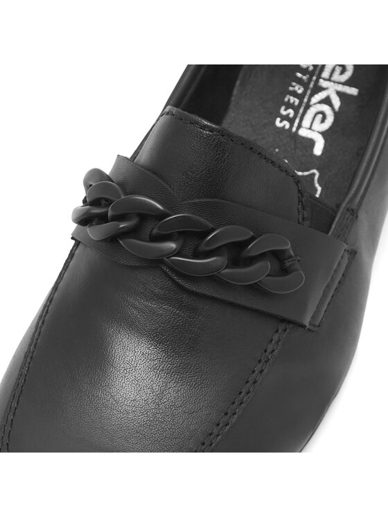Rieker Loafers Rieker 41660-00 Čierna