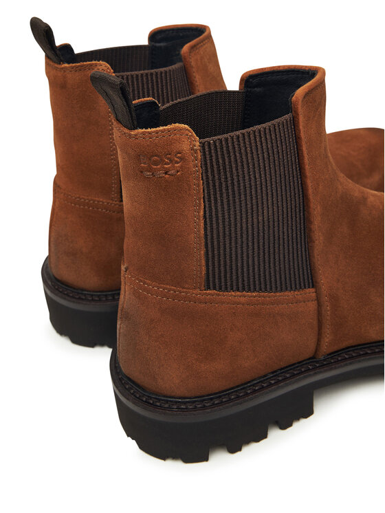 BOSS Členková obuv s elastickým prvkom BOSS Julyo 50552572 Hnedá