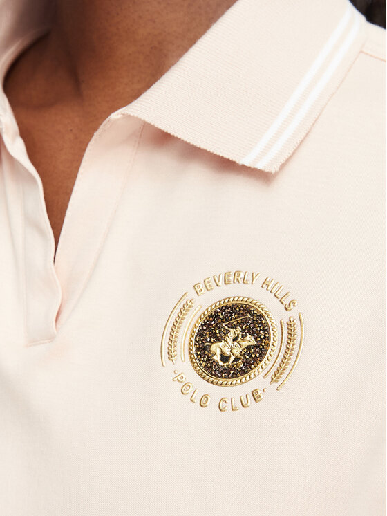 Beverly Hills Polo Club Beverly Hills Polo Club Polo L2605-HR Rosa claro Regular Fit