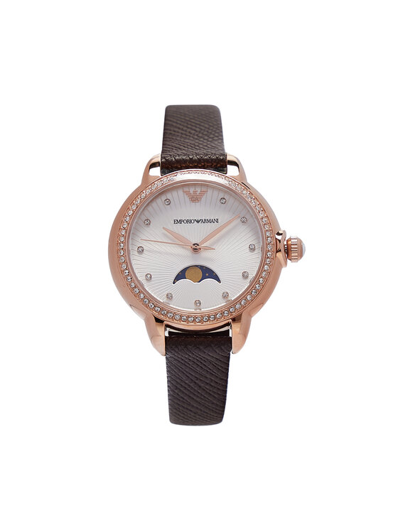 Emporio Armani Годинник Emporio Armani Mia AR11568 Коричневий