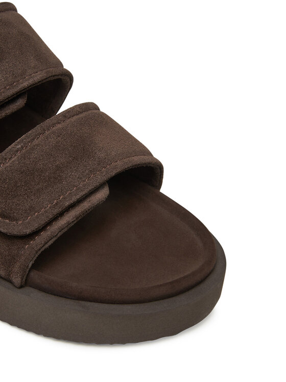 Inuikii Шльопанці Inuikii Suede Double Band 50102-510 Коричневий