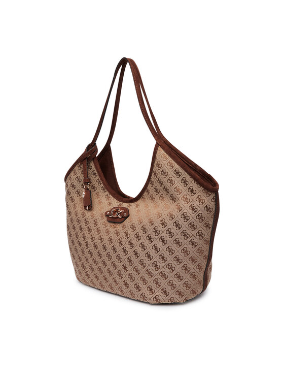 Guess Torebka Guess Samantha HWJG23 13230 Brązowy jasny