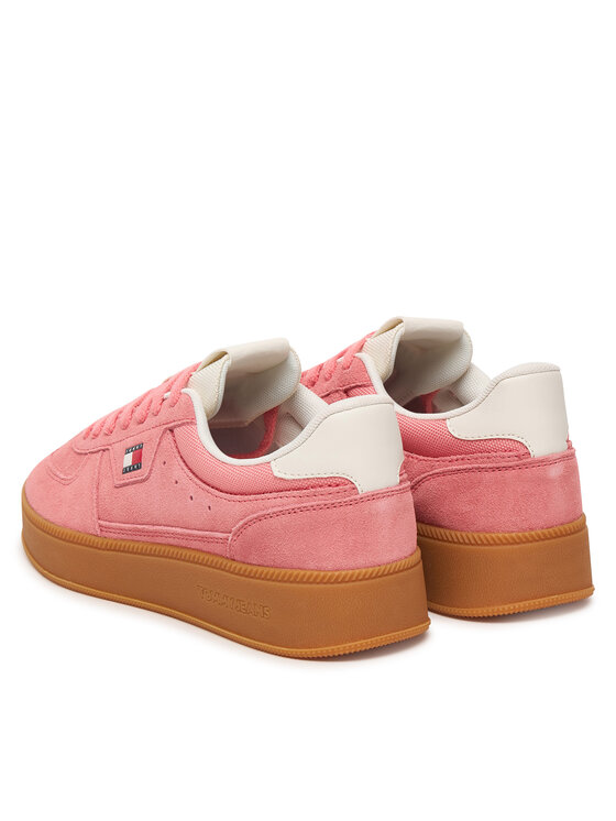 Tommy Jeans Sneakersy Tommy Jeans The Greenwich Edge Max Suede EN0EN02989 Różowy