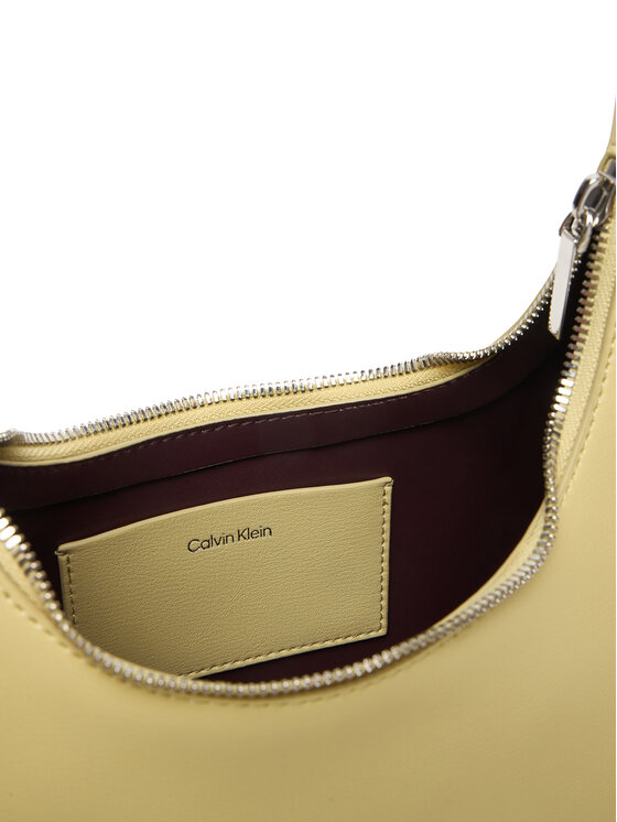 Calvin Klein Geantă Calvin Klein Foil Logo Conv Shoulder Bag LV04F3272G Galben