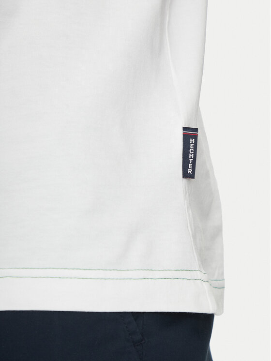 Hechter Paris Hechter Paris Camiseta 75014 151919 Blanco Regular Fit