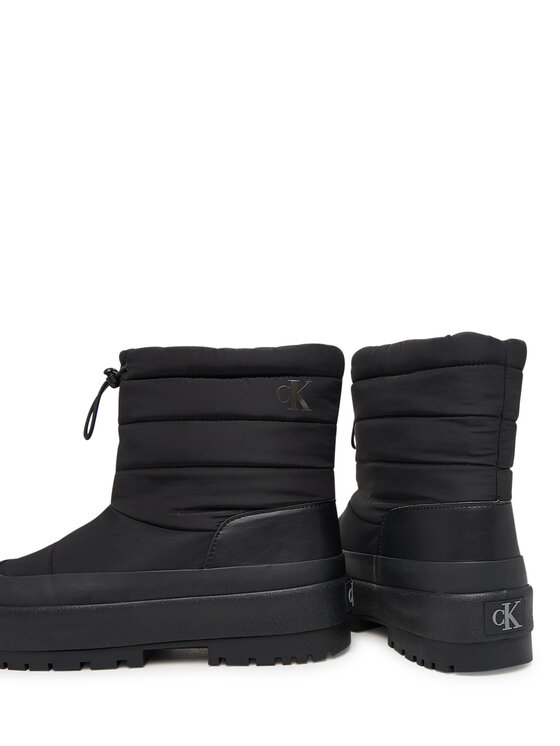 Calvin Klein Stivali da neve Calvin Klein Vulc Flatform Snowboot Nyl HW0HW03245 Nero