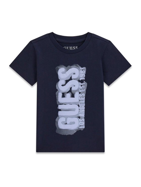 Guess Guess Camiseta N6RI11 K8HM4 Azul marino Regular Fit
