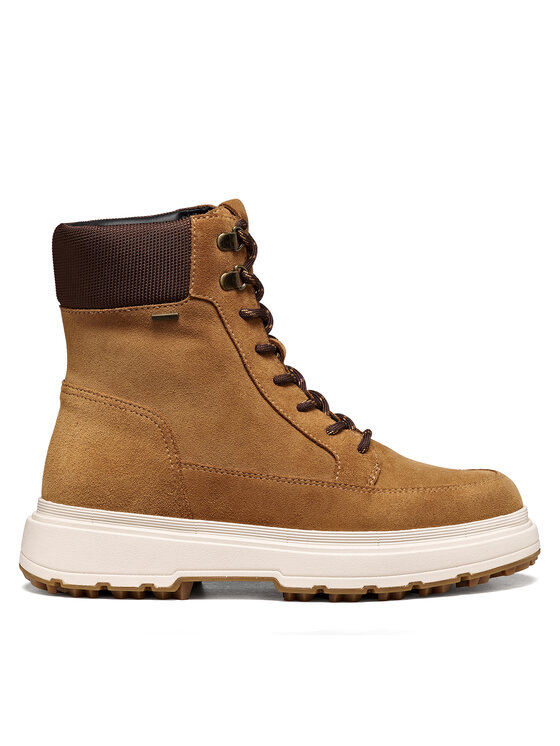 Geox Botines planos Geox D Lamidie + Grip Abx D66XMA 022FU CT66R Marrón claro