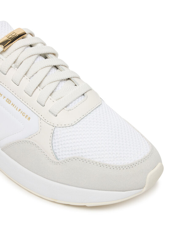 Tommy Hilfiger Сникърси Tommy Hilfiger Th Chic Eva Runner Mesh FW0FW09465 Бежов