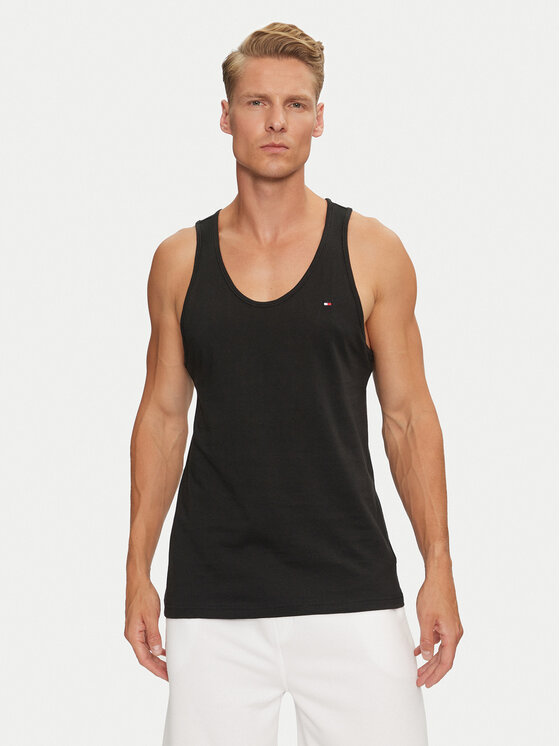 Tommy Hilfiger Tommy Hilfiger Set potkošulja bez rukava﻿ UM0UM03387 Crna Regular Fit