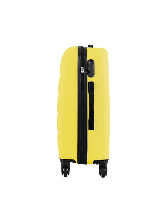 Semi Line Μεσαία Βαλίτσα Semi Line T5629-4 Κίτρινο