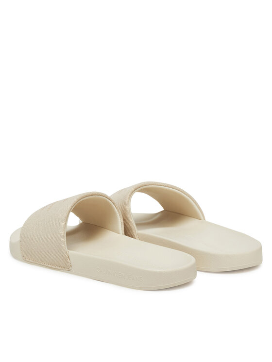 Calvin Klein Jeans Ciabatte Calvin Klein Jeans Slide Monogram Wn YW0YW01835 Écru