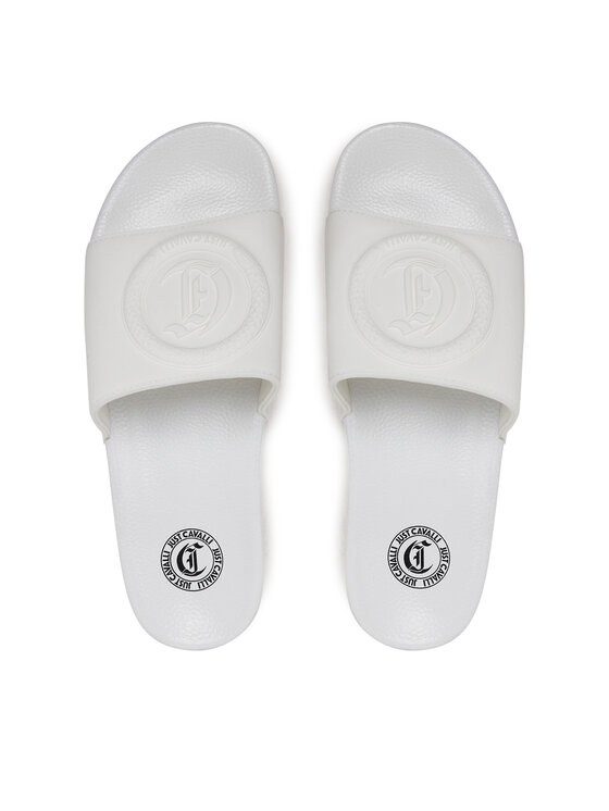 Just Cavalli Шльопанці Just Cavalli 78QA3SZ4 Білий