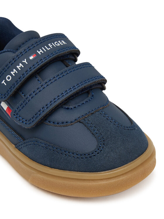 Tommy Hilfiger Sneakers Tommy Hilfiger Low Cut Velcro Sneaker T1X9-35219-1269 M Blu scuro