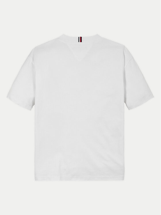 Tommy Hilfiger Tommy Hilfiger T-shirt Flag Fun KB0KB09354 S Bijela Regular Fit