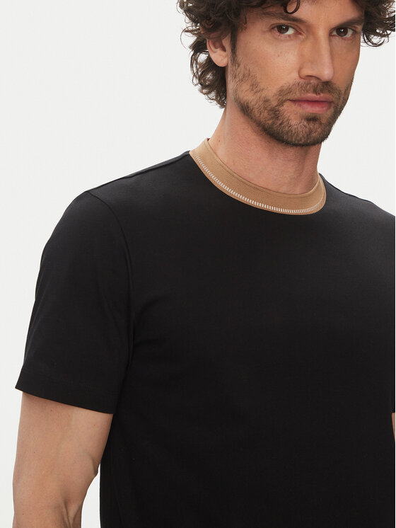 BOSS BOSS Футболка H-Tessler 199 50531793 Чорний Slim Fit