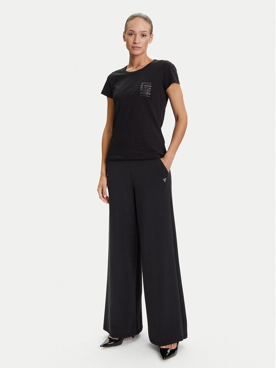 Liu Jo Sport Liu Jo Sport Camiseta TF5287 JS923 Negro Regular Fit