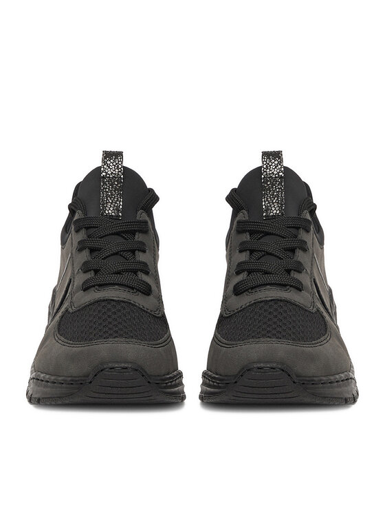Rieker Sneakersy Rieker M4970-45 Černá
