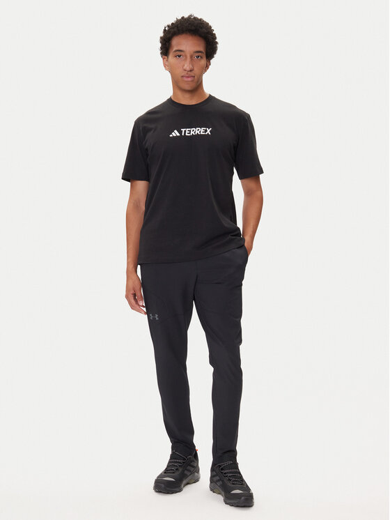 adidas adidas Футболка Terrex Classic Logo JF9143 Чорний Regular Fit