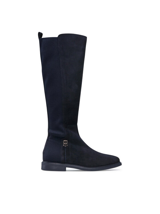 Tommy Hilfiger Μπότες Ιππασίας Tommy Hilfiger Th Essentials Longboot FW0FW05992 Σκούρο μπλε