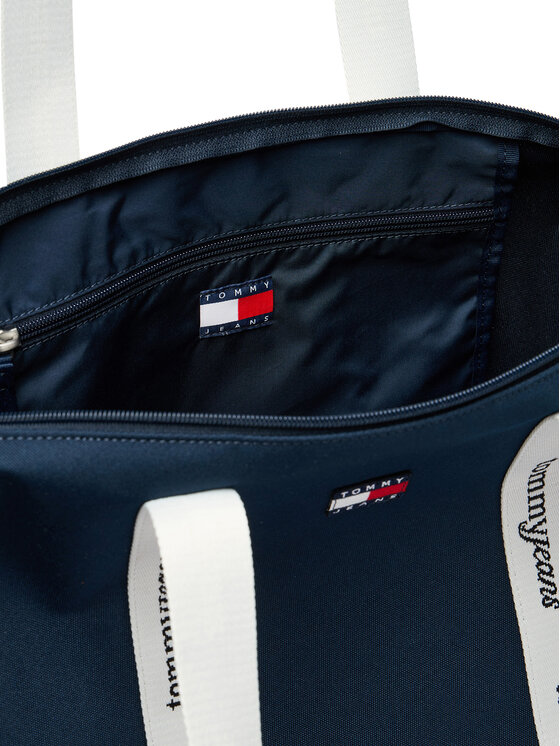 Tommy Jeans Torbica Tommy Jeans Tjw Ess Daily Tote AW0AW18461 Tamnoplava
