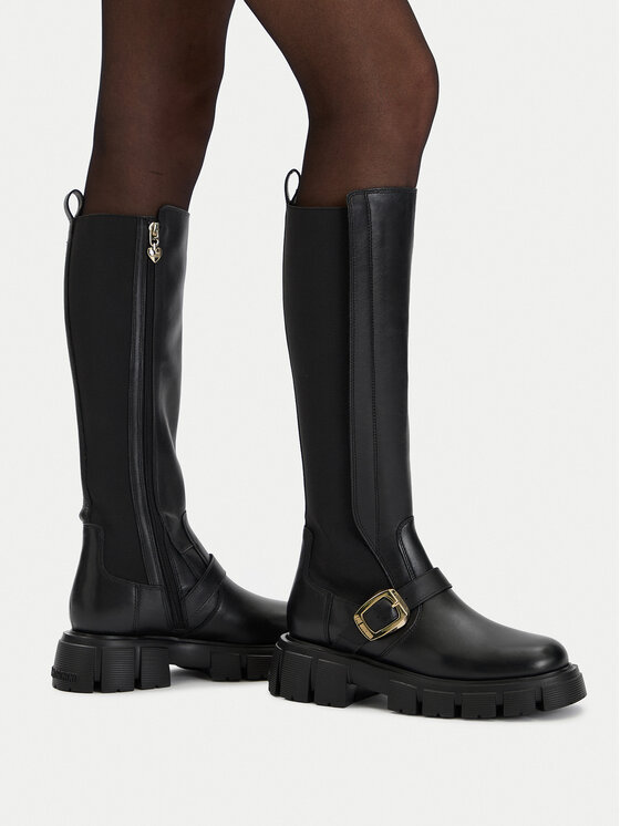 LOVE MOSCHINO Čižmy LOVE MOSCHINO JA26015G1NIA000041 Čierna
