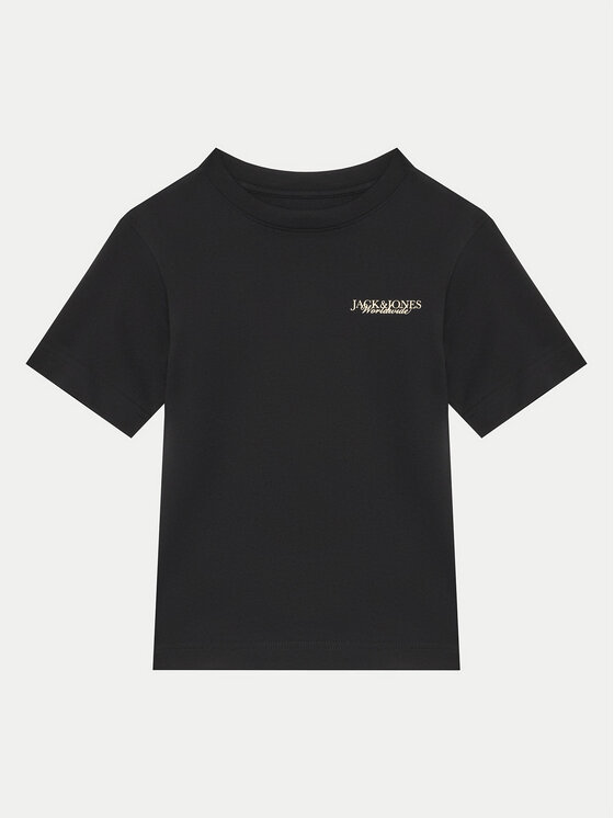 Jack & Jones Junior Jack & Jones Junior Футболка Boston 12274897 Чорний Relaxed Fit