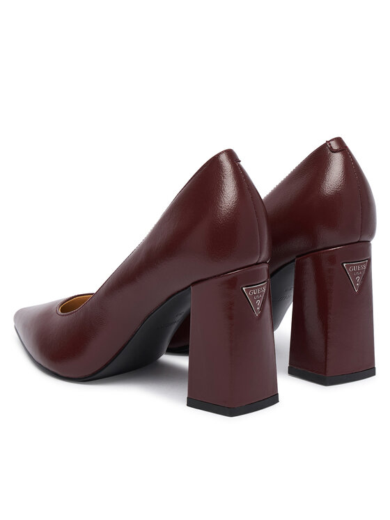 Guess Czółenka Guess FLFBAR LEP08 Bordowy