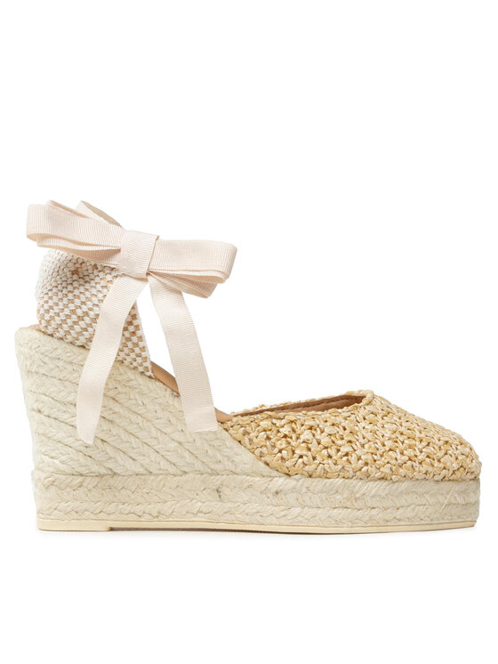 Manebi Espadryle Manebi Wedge Valenciana W 2.7 WV Beżowy