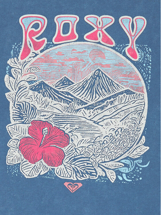 Roxy Roxy Camiseta Eve Washed ERGZT04137 Azul Oversize