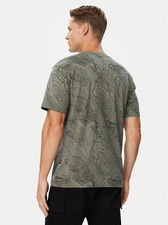 G-STAR G-Star Raw Camiseta D28903-E400 Verde oscuro Regular Fit