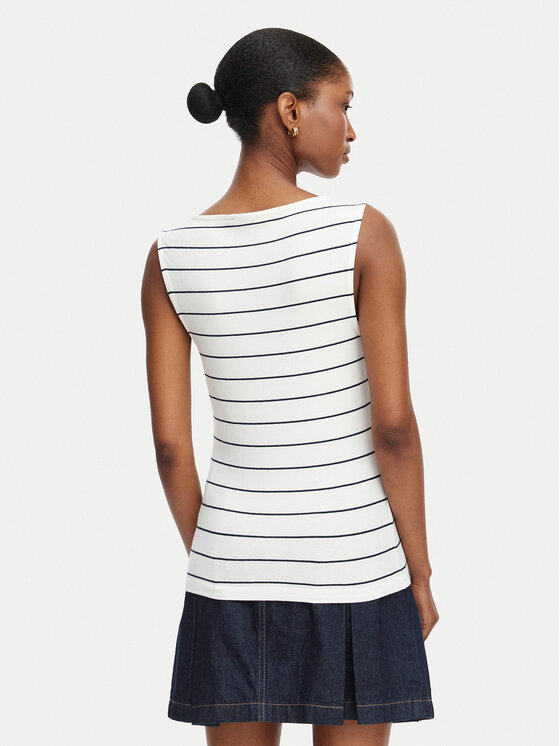 Tommy Hilfiger Tommy Hilfiger Top Classic WW0WW50947 Blanco Regular Fit